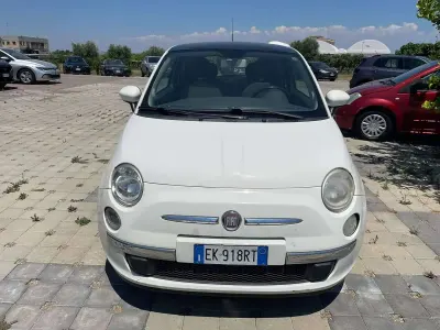 Usata Fiat 500 Lounge 95 CV (69 kW) 2011 Bianco Utilitaria