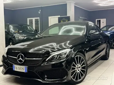 Usata Mercedes C220 Premium 170 CV (125 kW) 2018 Nero Coupé