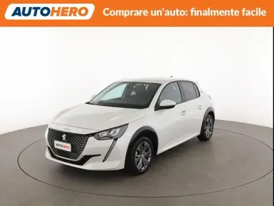 Usata Peugeot e-208 Active 100 kW (136 CV) 2020 Bianco Utilitaria