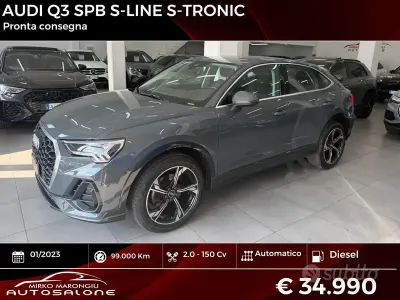 Usata Audi Q3 Sportback S-Line 150 CV (110 kW) 2023 Grigio SUV