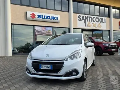 Begagnad Peugeot 208 75 HK (55 kW) 2017 Vit Halvkombi
