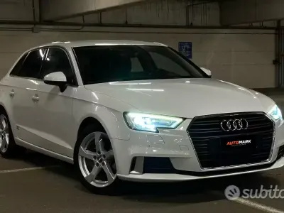 Usata Audi A3 116 CV (85 kW) 2018 Bianco Berlina