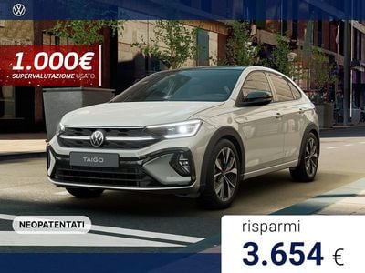 Nuova VW Taigo R-line Plus 116 CV (85 kW) 2026 Ascot grey nero SUV