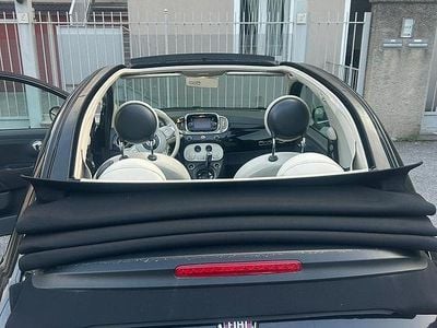 Usata Fiat 500C Lounge 69 CV (50 kW) 2017 Nero Cabrio