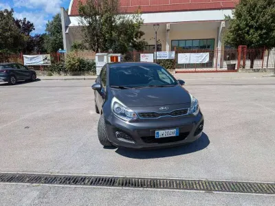 Usata Kia Rio 75 CV (55 kW) 2014 Grigio Berlina