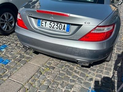 Usata Mercedes SLK250 204 CV (150 kW) 2015 Grigio Cabrio