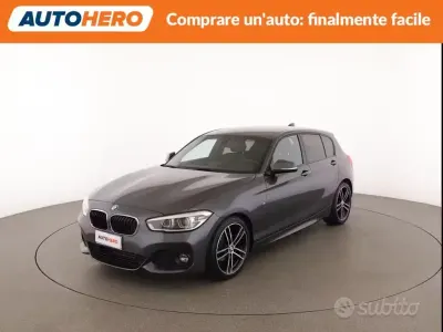 Usata BMW 118 M Sport 136 CV (100 kW) 2018 Grigio Utilitaria
