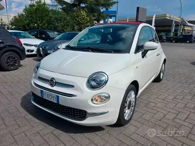 Usata Fiat 500C Lounge 69 CV (50 kW) 2016 Bianco Cabrio