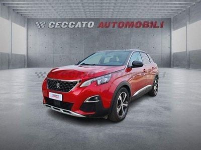 Usata Peugeot 3008 GT-line 131 CV (96 kW) 2018 Rosso SUV