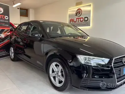 Usata Audi A3 Ambiente 110 CV (80 kW) 2017 Nero Berlina