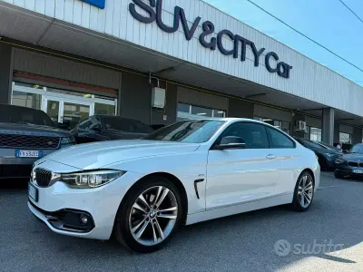 Usata BMW 420 Coupé Sport Line 190 CV (139 kW) 2018 Bianco Coupé