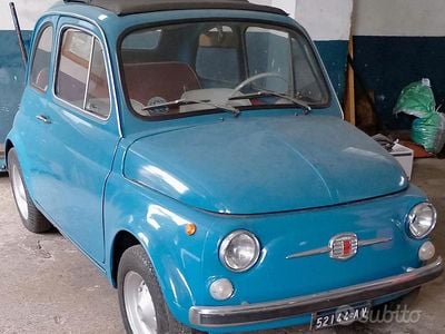 Usata Fiat 500 1970 Blu Cabrio