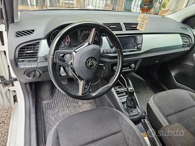 Usata Skoda Fabia 95 CV (69 kW) 2018 Bianco Berlina