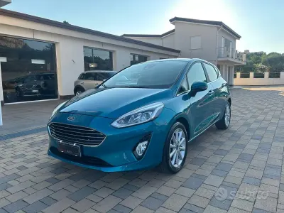 Usata Ford Fiesta Titanium 86 CV (63 kW) 2018 Blu Utilitaria