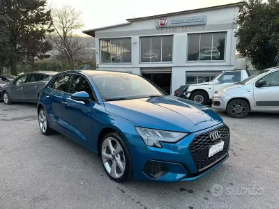Usata Audi A3 Advanced 116 CV (85 kW) 2022 Bluazzurro Berlina