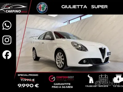 Usata Alfa Romeo Giulietta Super 120 CV (88 kW) 2018 Bianco Utilitaria