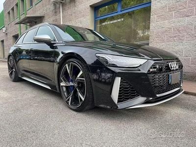 Usata Audi RS6 Ambiente 600 CV (441 kW) 2020 Nero Station wagon