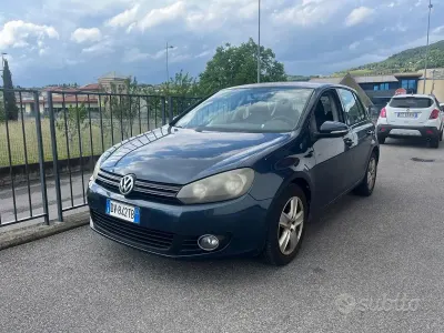 Gebraucht VW Golf VI Highline 110 PS (80 kW) 2009 Blau Kleinwagen