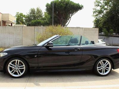 Usata BMW 218 M Sport 150 CV (110 kW) 2016 Nero Cabrio