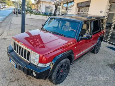 Usata Jeep Commander Overland 218 CV (160 kW) 2008 Rosso SUV
