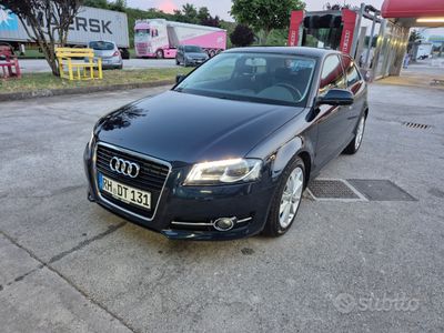 Usata Audi A3 Attraction 125 CV (91 kW) 2011 Blu Coupé