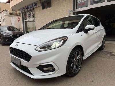 Frozen white Usata 2020 Ford Fiesta ST-Line Berlina | 10.800 € (Buon prezzo)