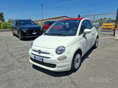 Usata Fiat 500C Lounge 69 CV (50 kW) 2018 Bianco Cabrio