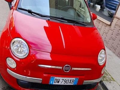 Usata Fiat 500 Lounge 69 CV (50 kW) 2009 Rosso Cabrio