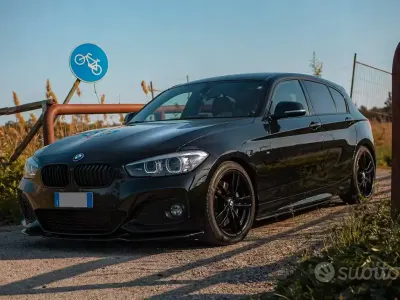 Usata BMW 120 M Sport 184 CV (135 kW) 2018 Nero Utilitaria