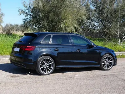 Usata Audi A3 S-Line 105 CV (77 kW) 2013 Nero Berlina