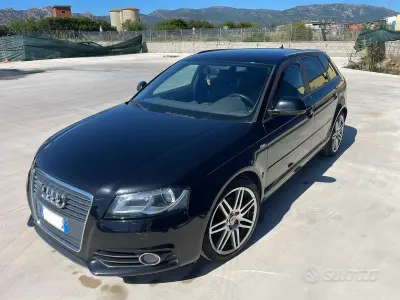 Usata Audi A3 S-Line 140 CV (102 kW) 2010 Nero Utilitaria
