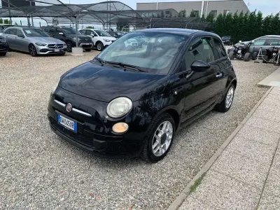 Usata Fiat 500 Lounge 75 CV (55 kW) 2009 Nero Cabrio