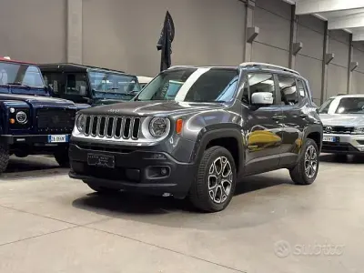 Usata Jeep Renegade Limited 140 CV (102 kW) 2017 Grigio scuro metallizzato SUV