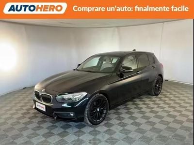 Usata BMW 118 Advantage 136 CV (100 kW) 2017 Nero Utilitaria