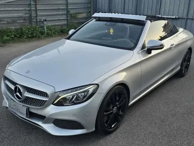 Usata Mercedes C250 Premium Plus 204 CV (150 kW) 2017 Grigio Cabrio