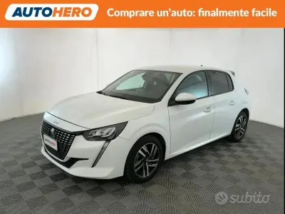 Usata Peugeot 208 101 CV (74 kW) 2021 Bianco Utilitaria