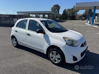 Usata Nissan Micra Visia 80 CV (58 kW) 2014 Bianco Utilitaria