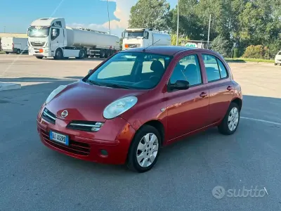 Usata Nissan Micra 80 CV (58 kW) 2007 Rosso Berlina