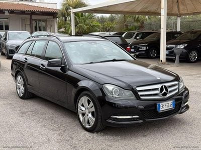 Usata Mercedes C200 Avantgarde 136 CV (100 kW) 2013 Nero Station wagon