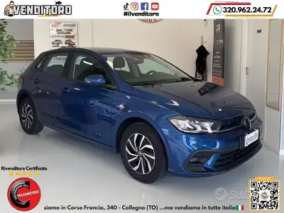 Usata VW Polo Life 95 CV (69 kW) 2023 Blu/azzurro Utilitaria