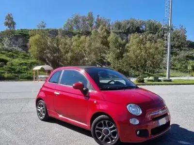 Usata Fiat 500 95 CV (69 kW) 2014 Rosso Cabrio