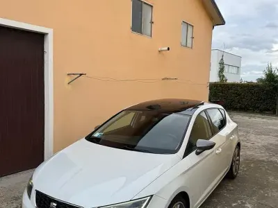 Usata Seat Leon FR 150 CV (110 kW) 2013 Bianco Berlina