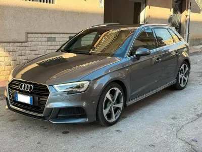 Usata Audi A3 S-Line 116 CV (85 kW) 2019 Grigio Berlina