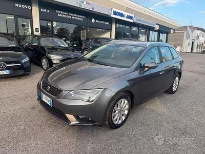 Usata Seat Leon ST Style 110 CV (80 kW) 2017 Grigio Station wagon