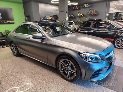 Usata Mercedes C220 Premium 194 CV (142 kW) 2019 Grigio Berlina