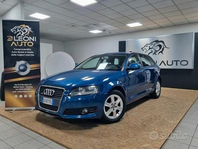 Usata Audi A3 Ambiente 160 CV (117 kW) 2010 Blu Berlina