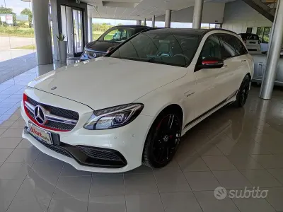 Usata Mercedes C63S AMG AMG 510 CV (375 kW) 2015 Bianco Station wagon