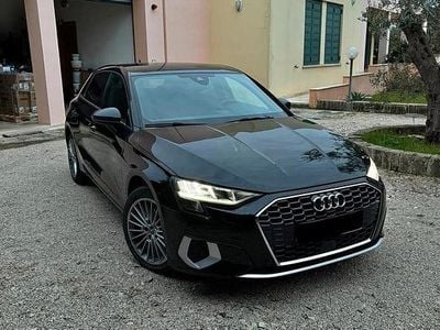 Usata Audi A3 Advanced 150 CV (110 kW) 2020 Nero Berlina