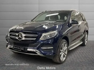 Usata Mercedes GLE350 Exclusive 258 CV (189 kW) 2018 Blu scuro metallizzato SUV