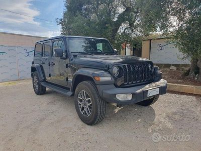 Usata Jeep Wrangler Unlimited Sahara 379 CV (278 kW) 2022 Nero SUV